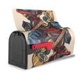 thumbnail image 3 of Cauagu Samurai Frog Guitar Pattern Magnetic Mailbox Covers, Mailbox Cover Waterproof Post Box Cover Home Decor for Garden Ourside Yard & Farmhouse -25.5x21 in, 3 of 8