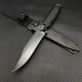 thumbnail image 5 of Sheathed Fixed Blade, EDC Full Tang Knife, 5.5'' Black Coated 5C13Mov Stainless Steel for Camping, Hiking and Other Outdoor Activities (Black), 5 of 8