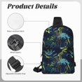 thumbnail image 6 of Rocae Cartoon Dinosaur for Lightweight Chest Bag Dual Pocket, Waterproof Crossbody Sling Bag for Men and Women, 6 of 8