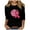 Black, variant on Honeeladyy Breast Cancer Shirts for Women Breast Cancer Awareness Round Neck 7/4 Sleeve Shirt Pink Ribbon Tee Tops #Kh-Khaki-L