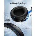 thumbnail image 6 of Seneo Air Wireless Gaming Headset Stereo Bass for PS4,Xbox One,PC,Mac, Dual Chamber Driver, Noise Cancelling Mic Bass Ultra Light Over-Ear Computer Gaming Headphones Blue, 6 of 7