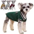thumbnail image 2 of Dog Clothes For Small Dogs College Style Pet Dog Sweater Winter Warm Dog Clothes For Small Medium Dogs Puppy Cat Vest, 2 of 5