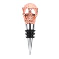 thumbnail image 1 of FELTECHELECTR 1 tapón para botella de vino con forma de calavera delicada., 1 of 5