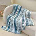 thumbnail image 4 of SPOORYYO Cationic Soft Cloud Blanket, Lightweight Two-Tone Throw for Home Office Travel Sofa and Outdoor Use, 4 of 7