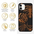 thumbnail image 4 of Case Yard Wooden Case for iPhone-11 Soft TPU Silicone cover Slim Fit Shockproof Wood Protective Phone Cover for Girls Boys Men and Women Supports Wireless Charging Tiger Design, 4 of 7