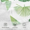 thumbnail image 4 of Dreamtimes Tropical Leaf Cotton Towels Set 2 Pcs Absorbent Hand Towel Face Towels Kitchen Towels Bath Towels for Bathroom Laundry Room Kitchen 16 x 28 Inches, 4 of 7