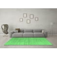thumbnail image 3 of Ahgly Company Indoor Rectangle Oriental Emerald Green Modern Area Rugs, 2' x 4', 3 of 4