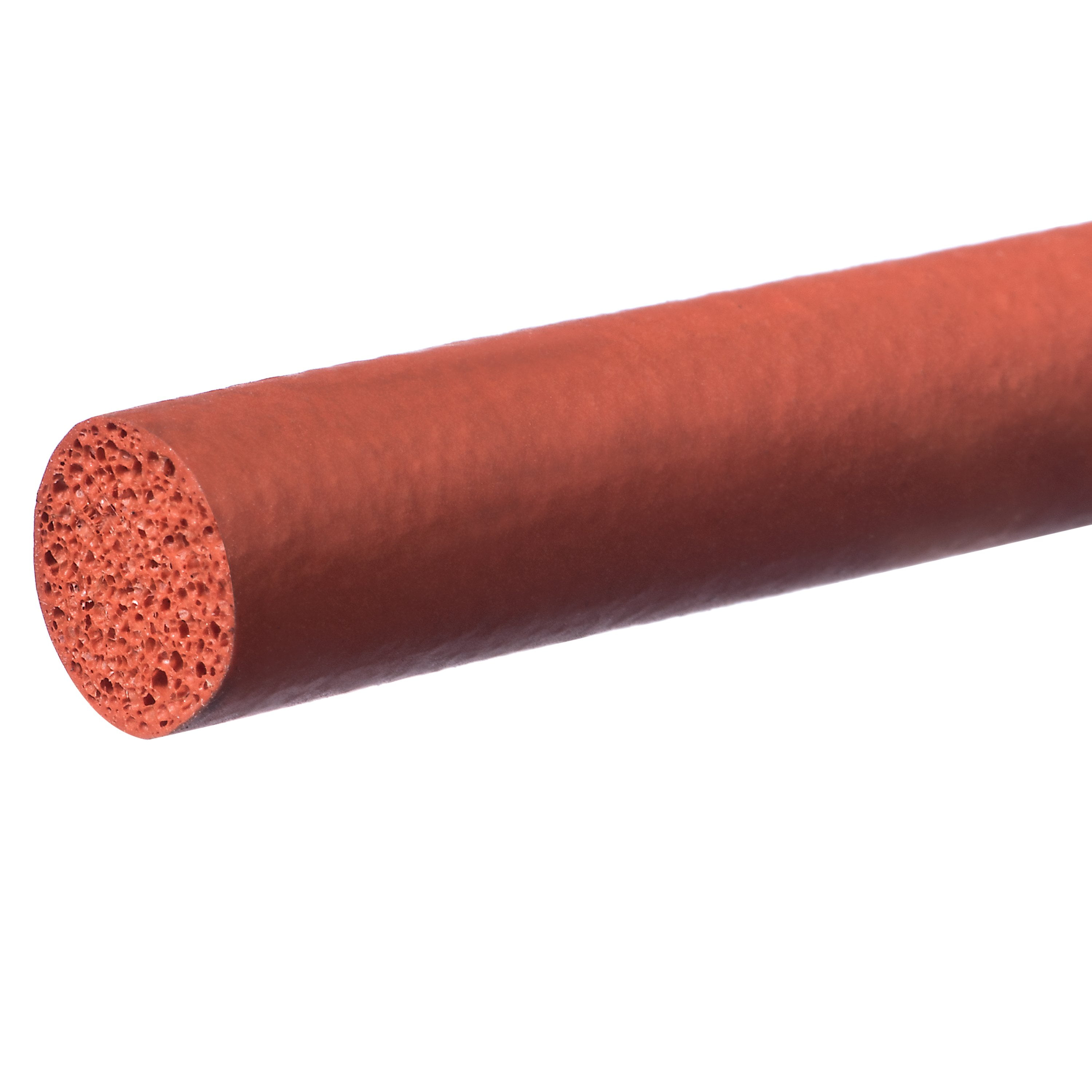 Silicone Foam Cord 1/4" Cross Section x 10 ft. Long