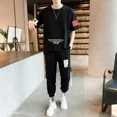 thumbnail image 5 of Chándal Alfabeto Trajes Deportivos Gris Top Jogging Ropa De Hombre Ropa Deportiva Pantalones Conjuntos 2024 Tendencia Camiseta Hombre Alta Calidad Barato, 5 of 5