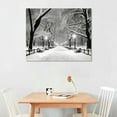thumbnail image 2 of Nawypu  Winter Canvas Wall Art Peaceful Landscape Painting New York Central Park Picture Printed on Canvas Modern Home Decoration,Framed Canvas Art Ready to Hang,, 2 of 4