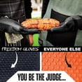 thumbnail image 4 of Silicone Oven Mitt Gloves - Heat Resistant Bbq Gloves with Fingers for Grilling or Smoker Pit, Easy Clean, 4 of 5