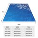 thumbnail image 3 of Balery Blue Christmas With Snowflakes Manta de Felpa Suave y Acogedora – Cobija de Franela Aterciopelada para Cama, Lavable y Cálida para Sofá, Mascotas, Transpirable-60"x50", 3 of 7