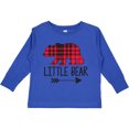 thumbnail image 3 of Inktastic Plaid Little Bear with Arrow Boys or Girls Long Sleeve Toddler T-Shirt, 3 of 5