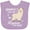 Lavender, variant on Inktastic Grandma's You Say Alpaca My Bags Boys or Girls Baby Bib