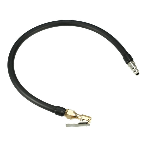 Adaptador de manguera de inflador de aire universal de 50 cm de longitud, manguera de extensión para válvula de neumático