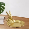 thumbnail image 5 of Resin Rabbit Figurine Jewelry , Organizer Storage Tray Dish for Displaying s, Bracelets, Necklaces, Ears Small Accessories, 5 of 8