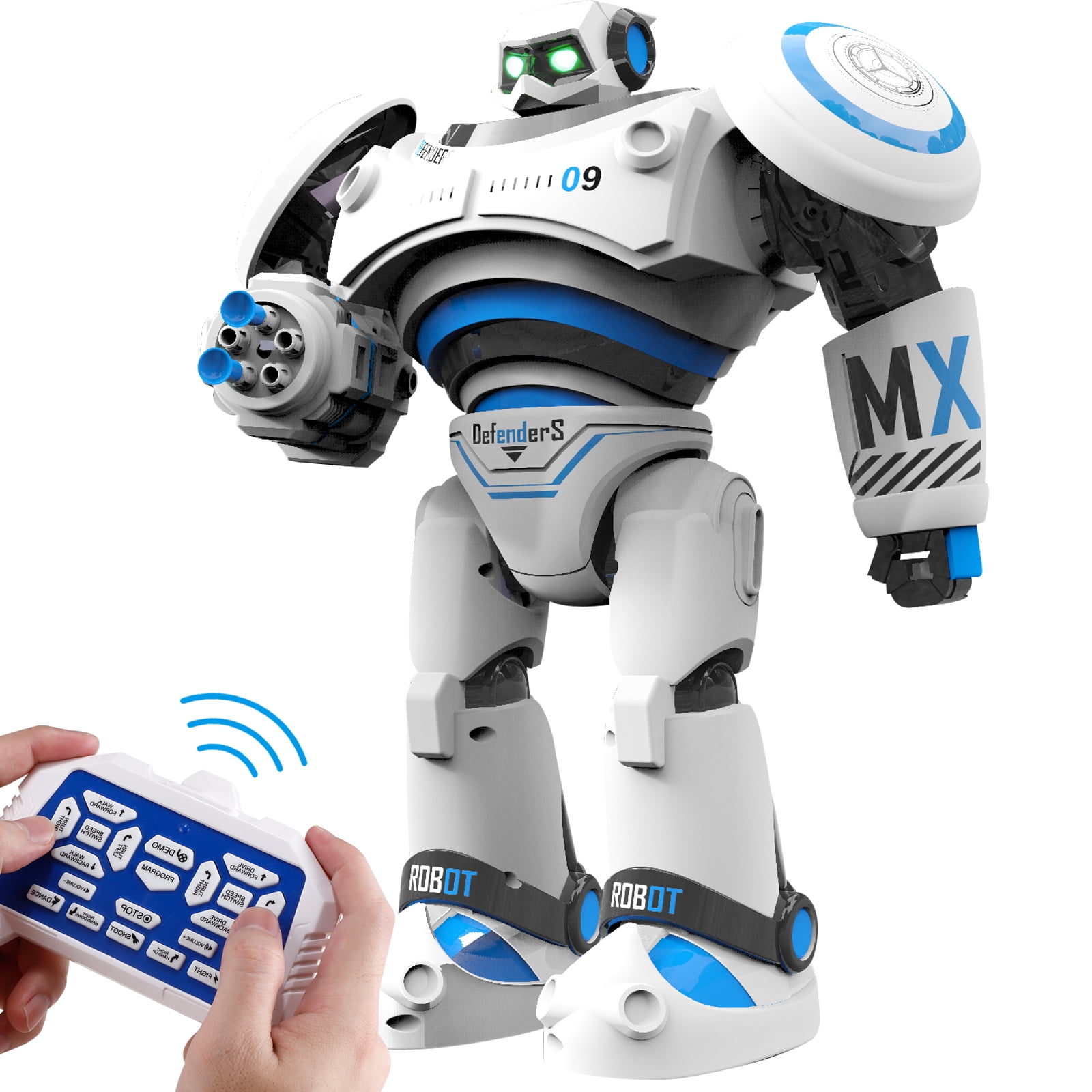 5x Robot Toys Hand Gesture Sensing Sing Dancing Walking Kids DIY Toy Accs 