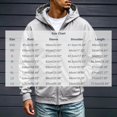 thumbnail image 3 of Zenithor Men's Hooded Windbreaker Jacket Zip Up Rain Coat Solid Long Sleeve Elastic Cuffs Pockets Spring Fall Outdoor Outerwear Gray(XXS-3XL), 3 of 9