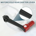 thumbnail image 3 of Motorcycle Shift Pedal Aluminum Alloy Folding | Gear Shifter Shift Lever Black Red 1 Pcs, 3 of 6