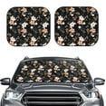 thumbnail image 2 of Balery 2 Piece Lilies Flowers Car Windshield Sun Shade|Foldable Front Windshield Shade for Car Front Window for Most Sedans SUV Truck-Large, 2 of 7