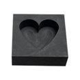 thumbnail image 3 of de lingote de , de de grafito, fundición dorado y pteado Gran corazón Zulema Crisol de fusión de grafito, 3 of 7