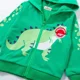 thumbnail image 2 of Ropa de moda para niños, chaqueta destacada de dinosaurio, sudadera de colección de otoño para niños, cárdigan, ropa de bebé, envío de una pieza, 2024, 2 of 4
