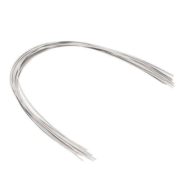 Fil d'Arc Orthodontique, 50pcs Orthodontique Rectangulaire Arc Orthodontique Rectangulaire Arc Fil en Acier Inoxydable Orthodontique Fil d'Arc Haut de Gamme