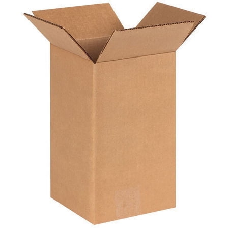 6 x 6 x 10" Kraft ECT-32 25 Pack Corrugated Boxes