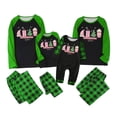thumbnail image 1 of Pyjamas de Noël Assortis pour la Famille Christ & Plaid, Tenues Assorties pour la Famille, Pyjamas de Noël pour un Style Familial Cohérent (Vert), 1 of 3
