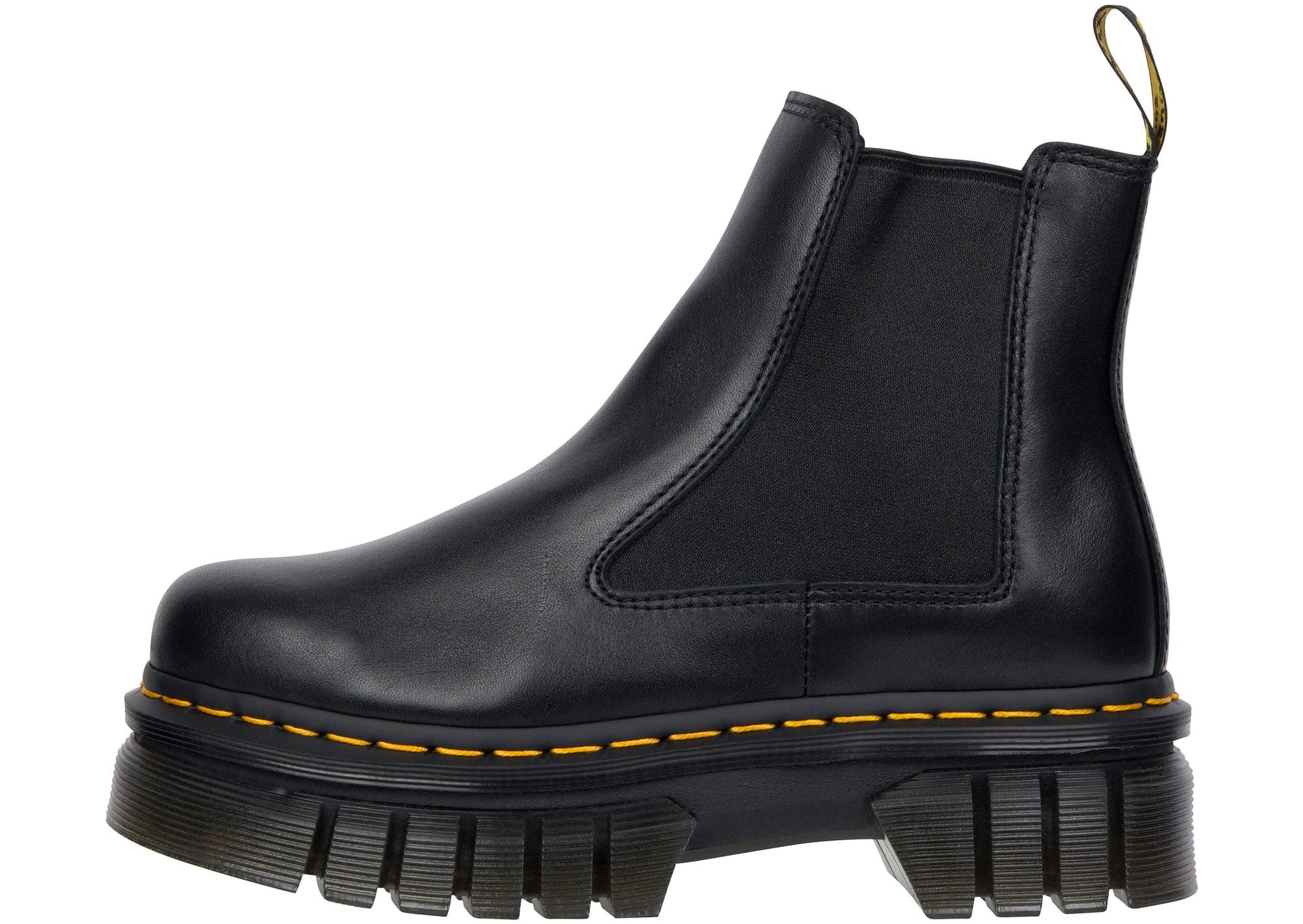Dr. Martens Mens 1460 Mono Leather Solid Combat Boots Black 4