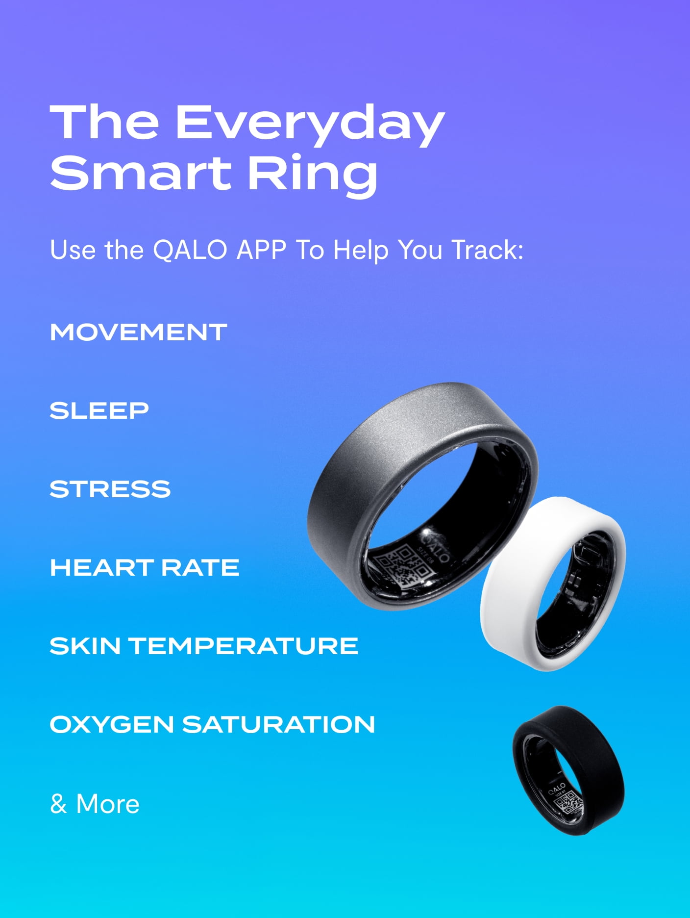 QALO QRNT Slim Smart Ring Sizer, Find Your Fit and Redeem Online