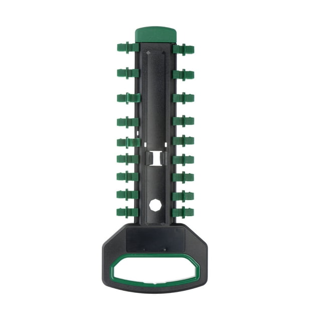 Zócalo Organizador Unique Bargains 3/8 Cuadro x 20 Clips ABS Plástico Verde