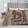 thumbnail image 6 of Dachshund Blanket Cute Dog Plush Throw Blanket Super Soft Cozy Warm Fleece Dog Pet Bedding Blanket Gifts for Kids Girls Boys Women 40"X50", 6 of 6