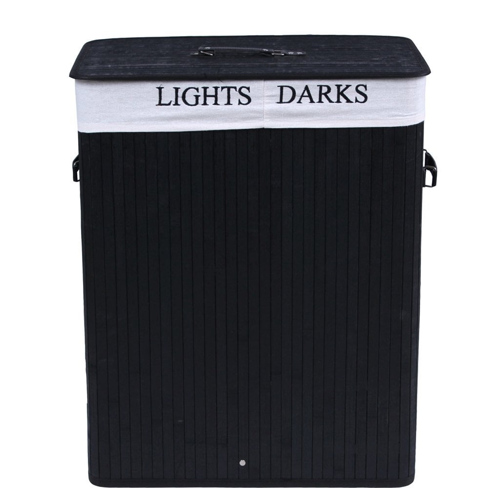 lights and darks laundry basket