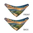 thumbnail image 3 of Rateoe Sunflowers At Sunset Print Pet Scarf for Dogs and Cats – Stylish Reflective Design, Breathable & Durable Pet Bandana with Quick-Release Buckle-Large, 3 of 5