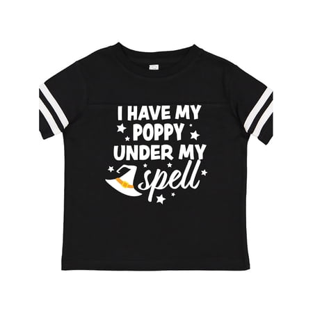 

Inktastic I Have My Poppy Under My Spell with Cute Witch Hat Gift Toddler Boy or Toddler Girl T-Shirt