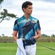 thumbnail image 3 of Fotbe Ice Blue Ocean Cute Dolphin Camiseta Polo de Golf para Hombre con Estampado – Camisa Deportiva Transpirable con Cuello Abotonado-Medium, 3 of 6