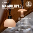 thumbnail image 2 of M4 Portable LED Lantern | Rechargeable Camping Light, Water-Resistant, 3350mAh Battery, Adjustable Brightness & Modes, Magnetic, Durable for Outdoor Emergency Use (Platinum Khaki), 2 of 4