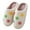 Yellow, variant on Xfvqtps New Ladys Plush Slippers Colorful Love Cute Close Toe Thick Bottom Non-Slip Comfortable Warm Winter Cotton Slippers White