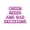 Pink, variant on Letter Balloons - GREEN BEERS AND BAD DECISIONS 16" Inch Alphabet Letters Foil Mylar Balloon St. Patrick's Day Party Banner (White)