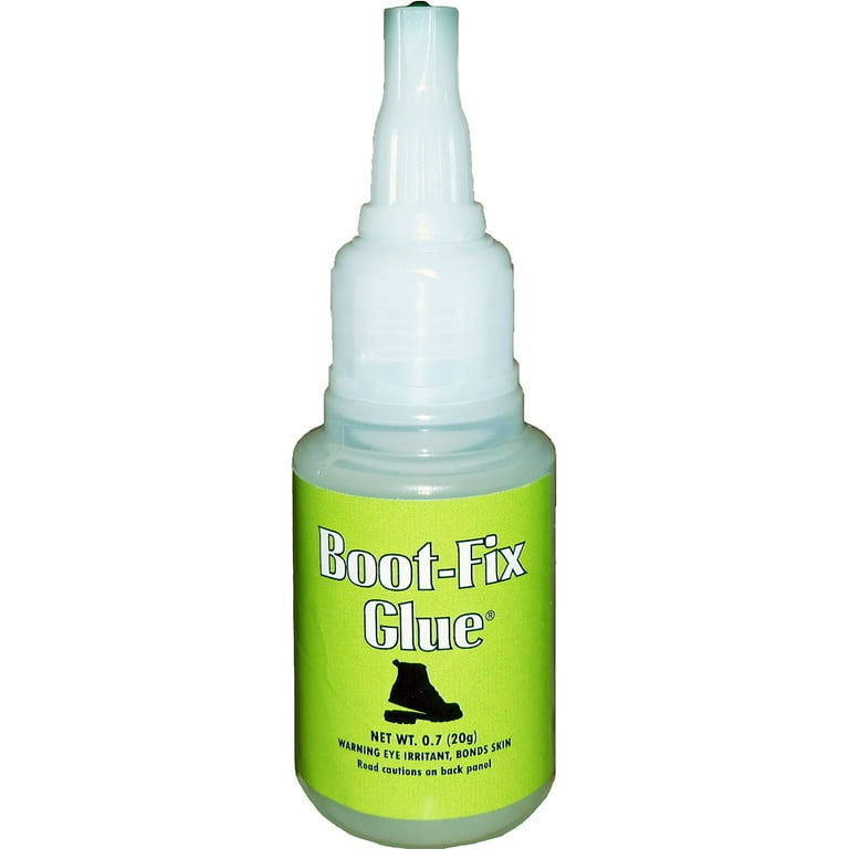 Boot-Fix Glue Professional Grade - Easy to Use Glue, Flexible Bond Boots  Fix Glue & No Clamping Needed Adhesive, 20g