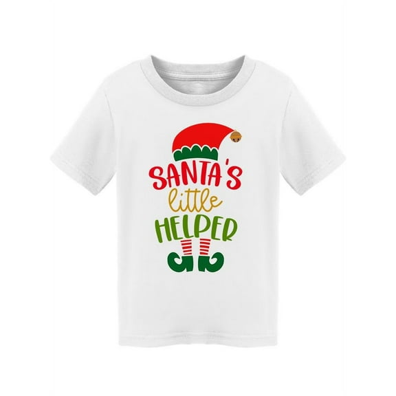 Santa's Little Helper Christmas T-Shirt Toddler -Image by Shutterstock, 2 Toddler