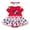 ZA-Red, variant on Wxirdiow Girls Patriotic Clothes Toddler Girl Independence Day Outfit Baby 4th of July American Flag Dress Kids Patriotic Clothes B Size,3-6 Months