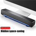 thumbnail image 2 of V-196 Computer Speaker Bar Stereo Subwoofer Music Player Bass Surround Sound Box 3.5mm Audio Input For PC Laptop, 2 of 8
