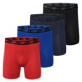 thumbnail image 1 of Calzoncillos tipo bóxer New Balance para hombre Standard 5 Performance 3XL (paquete de 4), 1 of 6