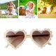 thumbnail image 4 of Gafas de sol Sunnimix UV400 de diseño de corazón Beige, 4 of 7