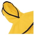 thumbnail image 5 of TiaGOC Dog Raincoat Hooded Slicker Poncho for Small to X-Large Dogs and Puppies Yellow - M, 5 of 7