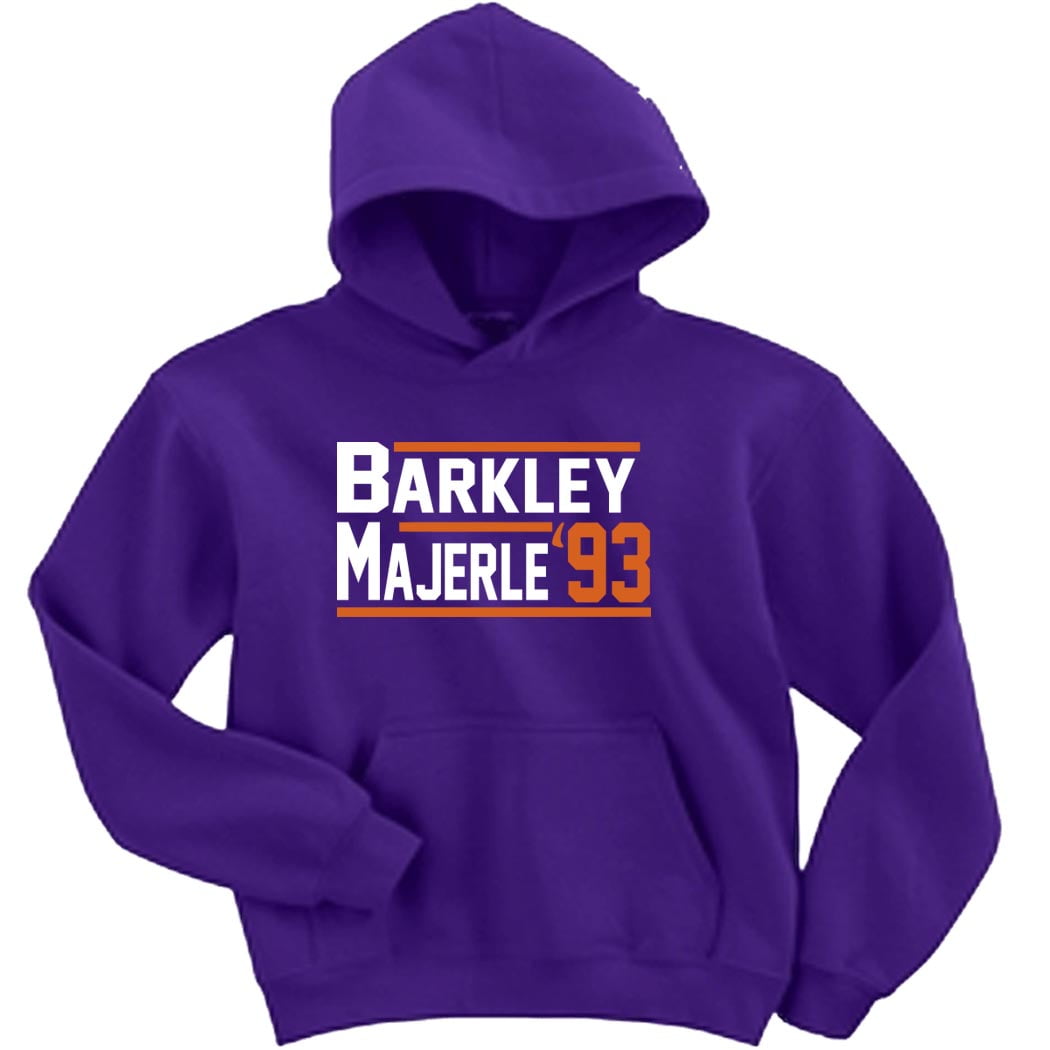 PURPLE Charles Barkley Dan Majerle Suns 1993 Hooded Sweatshirt ADULT -  Walmart.com