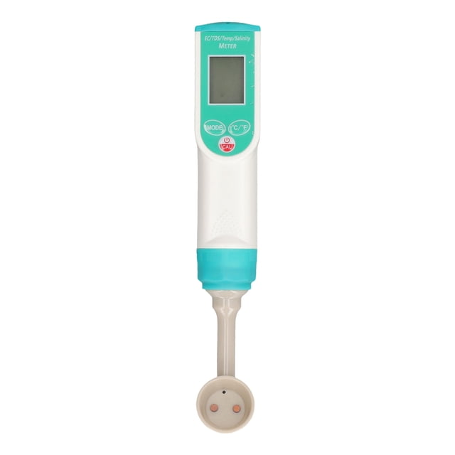 Uadme Pluma De Prueba TDS, Medidor De Salinidad De Agua De Mar, Medidor De Salinidad con Pantalla Digital, Pluma Probadora De Calidad del Agua con Cuchara, Pluma De Prueba TDS EC para Agua De Mar