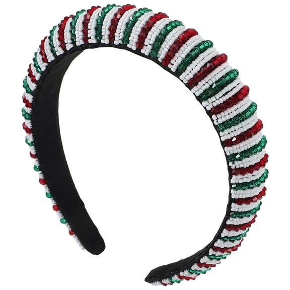Luxshiny Jewel Headband Retro Color Design Christmas Hair Accessory 1Pack